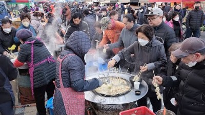 새벽시장  중앙전통시장 오색시장 기계호떡 맛집  갈만한곳