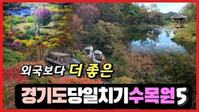 서울근교 여행 수도권여행 가을여행 단풍놀이 당일치기여행 수목원 가볼만한곳