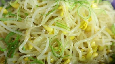 콩나물 무침 소금 넣지마세요 함바집 콩나물무침 재료 및 방법